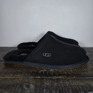 NEW UGG Pearle Scuff Womens Size 8 Slip On Mules Fluffy Slippers Shoes Black
