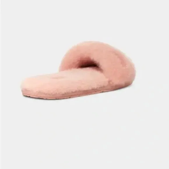 NEW UGG Size 10 Women's Fluff Slide II Shearling Slippers - Sunset Pink