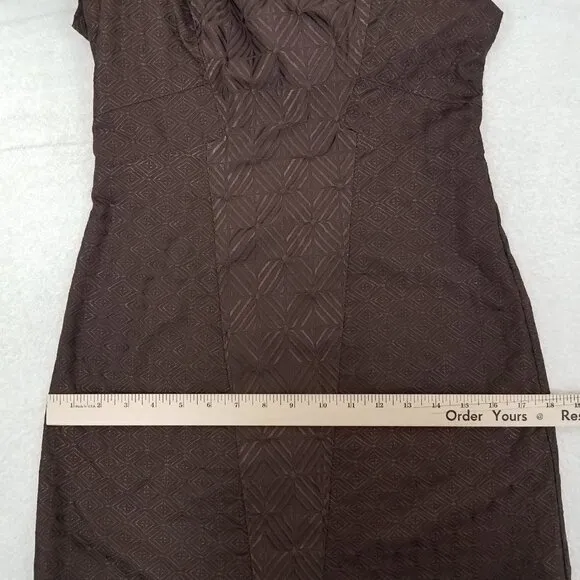 NEW WHBM White House Black Market 0 Embroidered Sleeveless Mini Sheath Dress