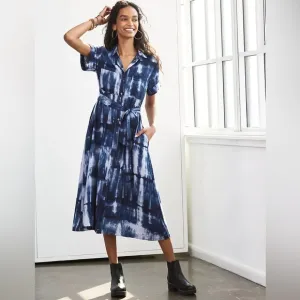 New Women’s Maeve Tereza Midi Shirtdress By Anthropologie!!🔥🔥🔥