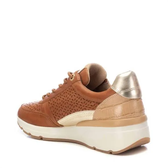 NEW XTI women's trainers sneakers in camel