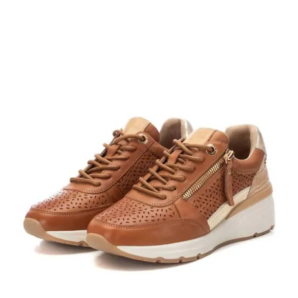 NEW XTI women's trainers sneakers in camel