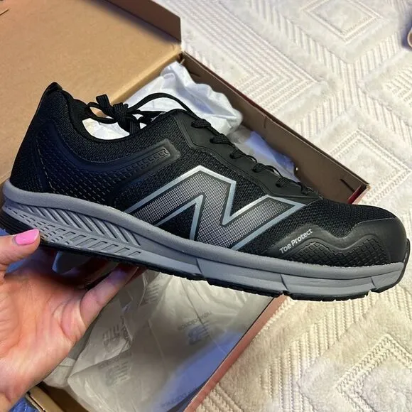 New Balance - Aluminum Toe Evolve Industrial Shoe, Black/Grey