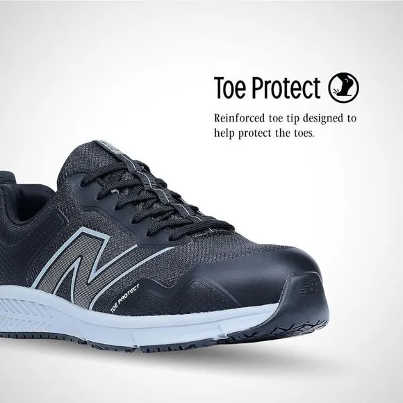 New Balance - Aluminum Toe Evolve Industrial Shoe, Black/Grey