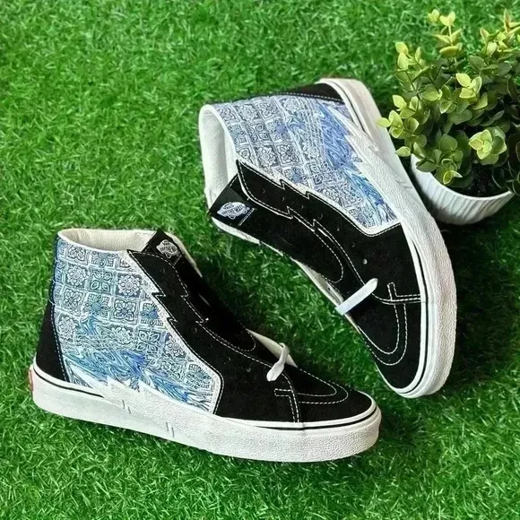 NEW🌟Vans Sk8 Hi Bolt Liquify Black
