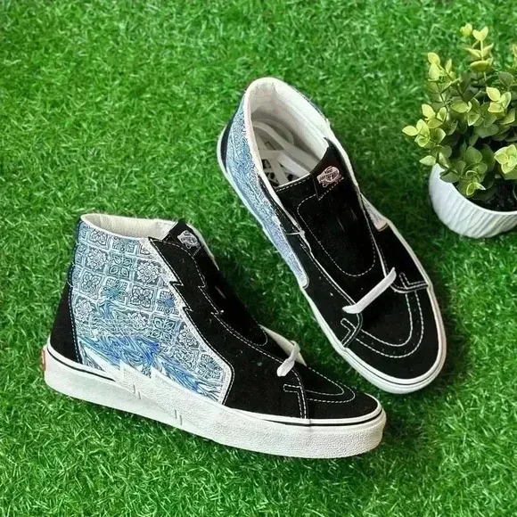 NEW🌟Vans Sk8 Hi Bolt Liquify Black