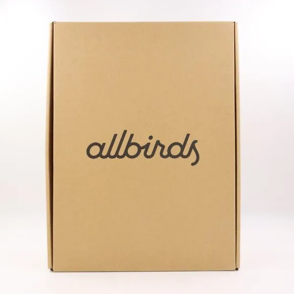 NIB Allbirds Men's Tree Lounger Shoes in Natural Black/Blizzard US Size 13