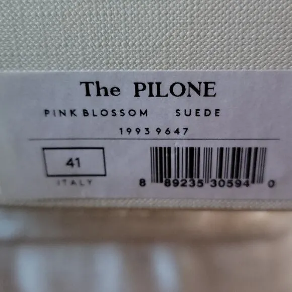 NIB M. Gemi The Pilone 90mm Suede Sandals, 41