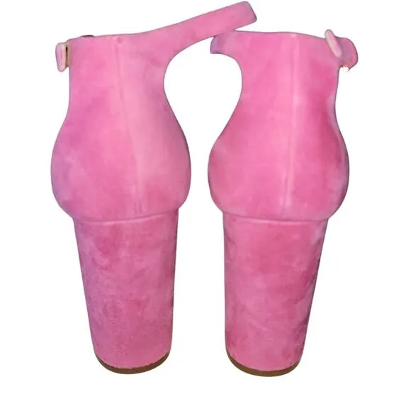 NIB M. Gemi The Pilone 90mm Suede Sandals, 41