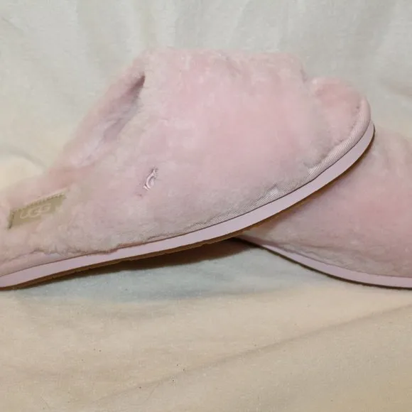 NIB UGG ANNIA WOMEN'S‎ SHEARLING SLIP ON SLIPPERS PINK