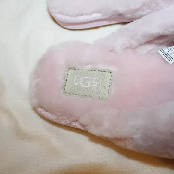 NIB UGG ANNIA WOMEN'S‎ SHEARLING SLIP ON SLIPPERS PINK