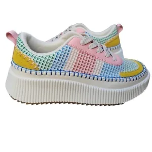 Nicole Miller Brita Sneakers Platform Shoes‎ Size 8 C1304