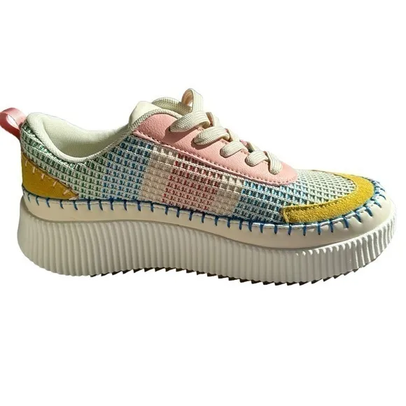 Nicole Miller Brita Sneakers Platform Shoes‎ Size 8 C1304