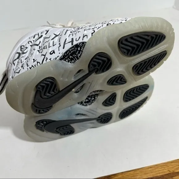 Nike Air Foamposite One Lil' Penny (TD) Black/White Toddler Size 7C sneakers