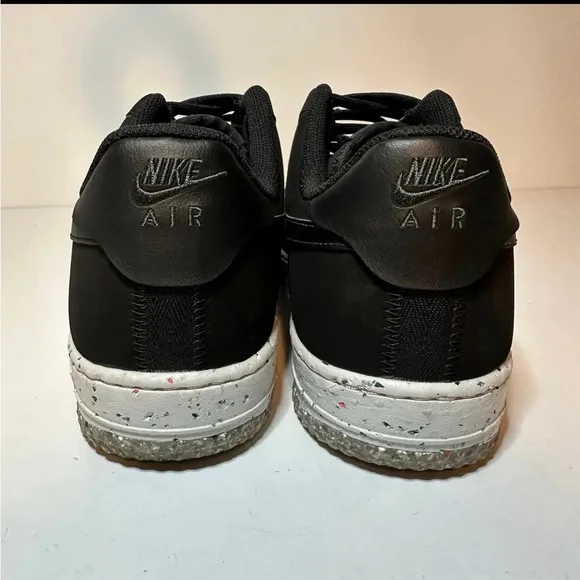 Nike Air Force 1 Crater Recycled Black Sneakers (CZ1524 002) Mens Size 11.5