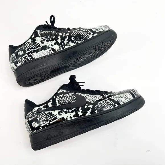 Nike Air Force 1 Foamposite Pro Cup Glow Snakeskin Shoes Men's Size 10