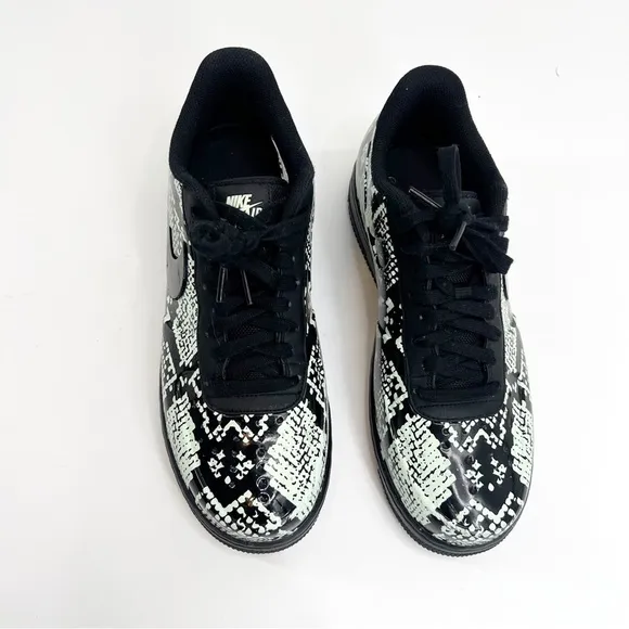 Nike Air Force 1 Foamposite Pro Cup Glow Snakeskin Shoes Men's Size 10