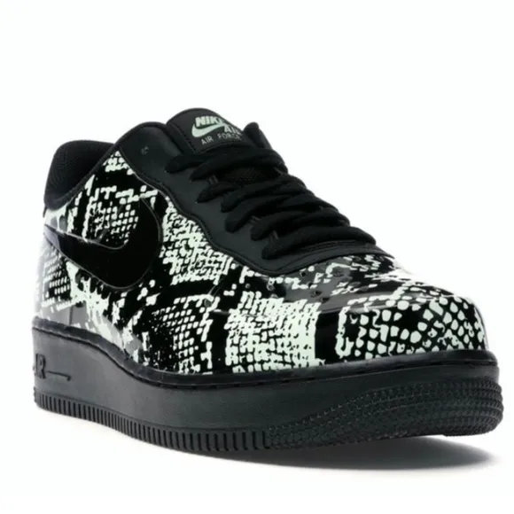Nike Air Force 1 Foamposite Pro Cup Glow Snakeskin Shoes Men's Size 10