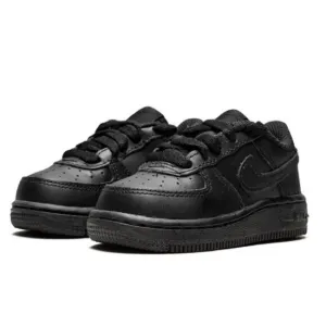 Nike Air Force 1 Low Rise Triple Black Sneakers Shoes