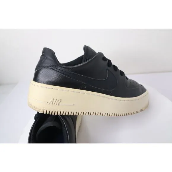 Nike Air Force 1 Sage Women's Size US 7 Low Black White AR5339-002