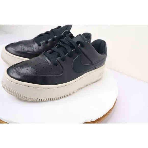 Nike Air Force 1 Sage Women's Size US 7 Low Black White AR5339-002