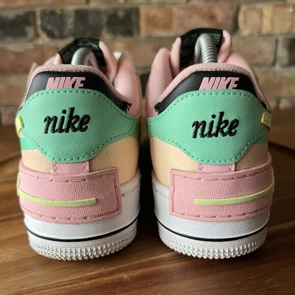 Nike Air Force 1 Shadow Arctic Punch Barely Volt W Shoes Sneakers Women's 5.5