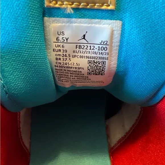 Nike Air Jordan 1  Mid UNC to Chicago Blue Red 6.5