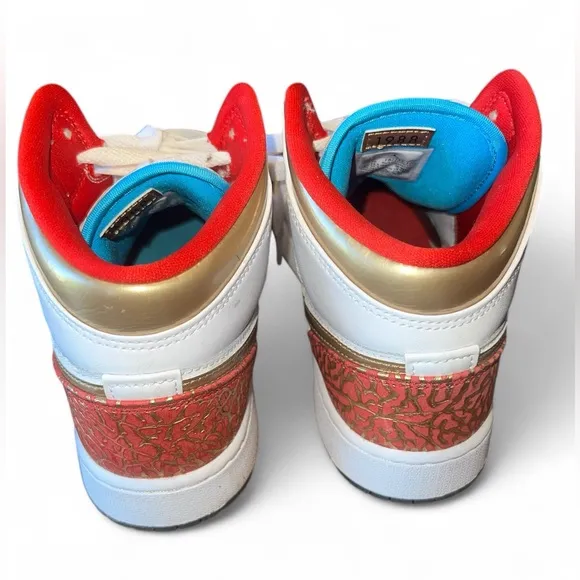 Nike Air Jordan 1  Mid UNC to Chicago Blue Red 6.5