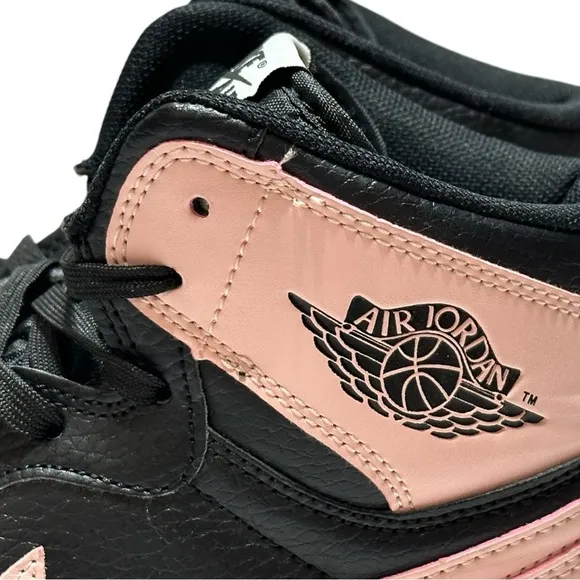 Nike Air Jordan 1 Retro High Black Crimson Tint Basketball Court Sneakers Shoes