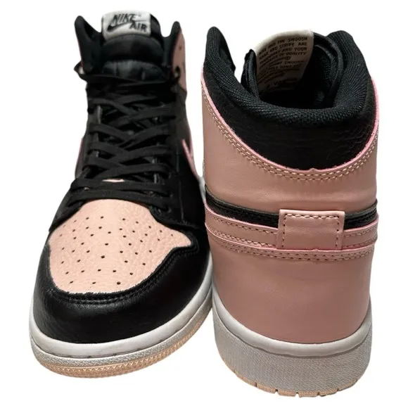 Nike Air Jordan 1 Retro High Black Crimson Tint Basketball Court Sneakers Shoes