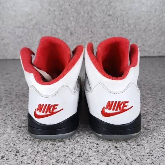 Nike Air Jordan 5 &quot;Fire Red&quot; Sneakers Kids Shoes 10C