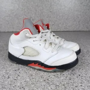 Nike Air Jordan 5 &quot;Fire Red&quot; Sneakers Kids Shoes 10C