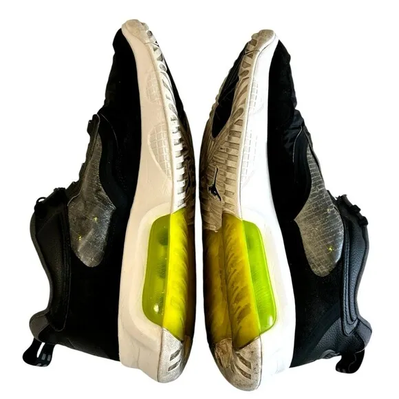 Nike Air Jordan Max 200 Mens Black Volt White Shoes Sneakers CD6105-007  Sz 11.5
