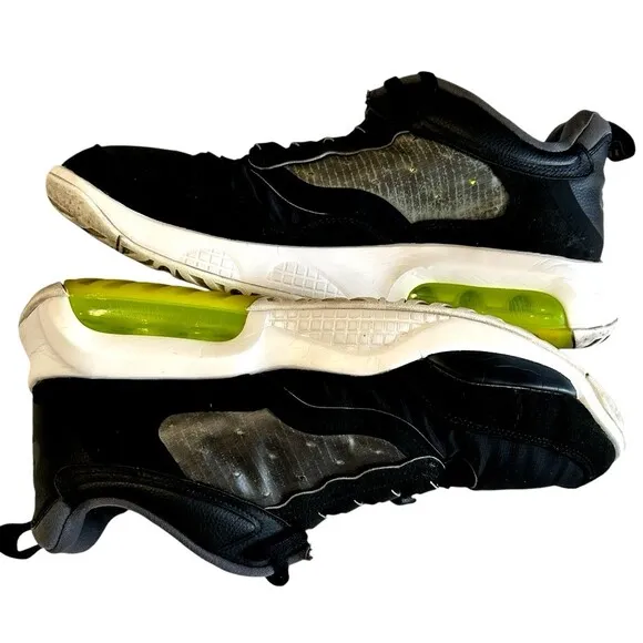 Nike Air Jordan Max 200 Mens Black Volt White Shoes Sneakers CD6105-007  Sz 11.5