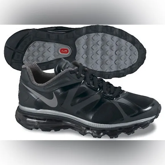 Nike Air Max 2012 shoes sneakers new black grey 487679 020 Mens Size 10
