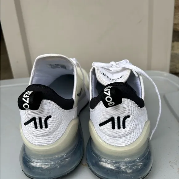 Nike Air Max 270 G Spikeless Golf Shoes CK6483-102 - White/Black - 9