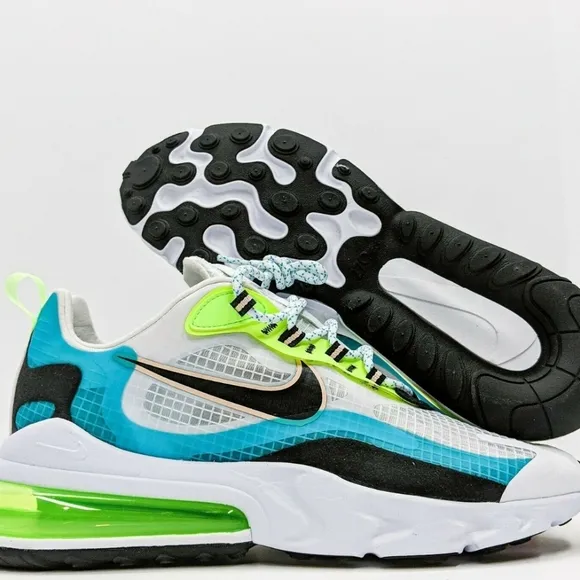 Nike Air Max 270 React SE Men's Size 10: Aqua Black Green CT1265-300