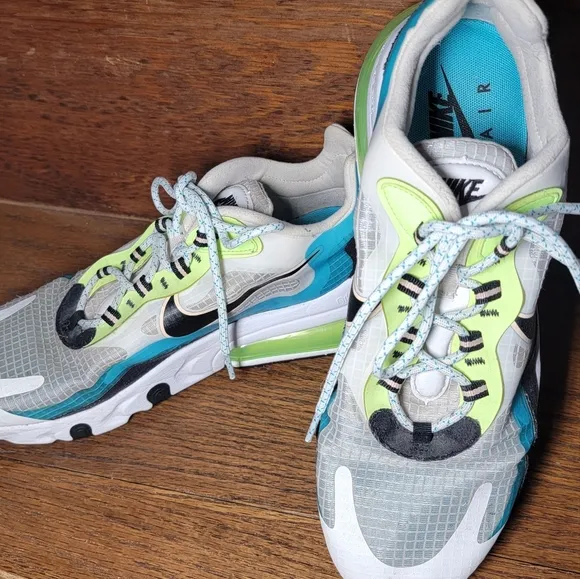 Nike Air Max 270 React SE Men's Size 10: Aqua Black Green CT1265-300