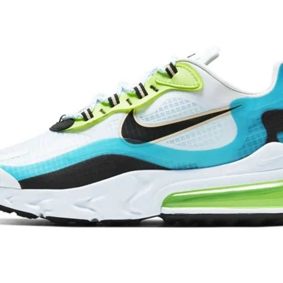 Nike Air Max 270 React SE Men's Size 10: Aqua Black Green CT1265-300