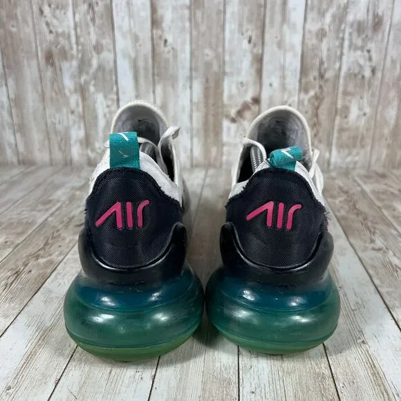 Nike‎ Air Max 270 White Black Teal Red Sneakers Athletic mens 11 dr9876 100