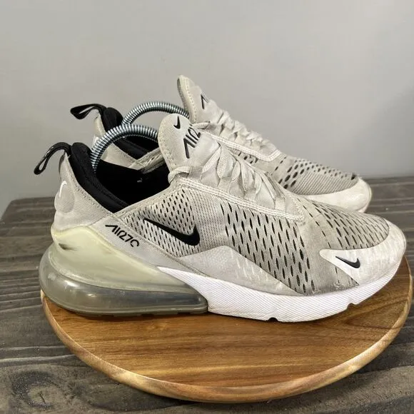 Nike Air Max 270 Womens Size 11 Shoes White Black Athletic Running Sneakers