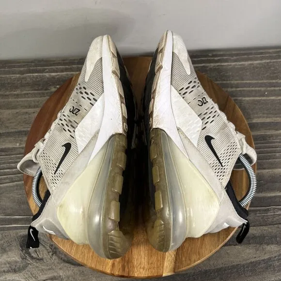 Nike Air Max 270 Womens Size 11 Shoes White Black Athletic Running Sneakers