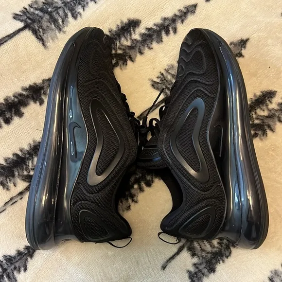 🔥NIKE AIR MAX 720 TRIPPLE BLACK EXCELLENT!!