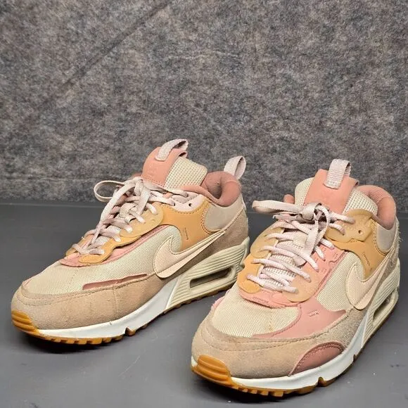 Nike Air Max‎ 90 Futura Tan Retro Sneakers Sandrift DM9922-100 Women's Size 6.5