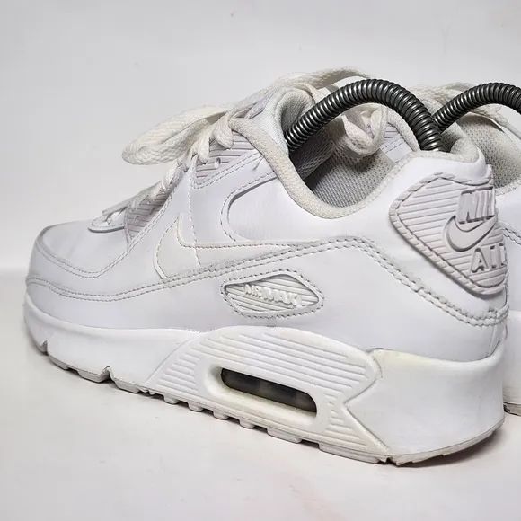 Nike Air Max 90 LTR White  Sneakers Shoes 7Y