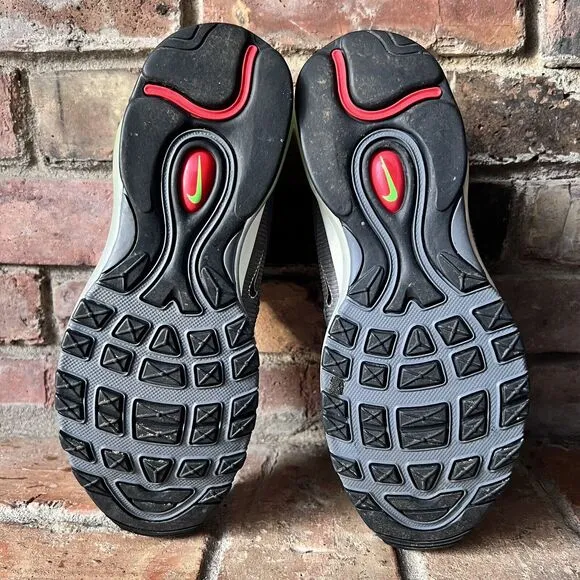 Nike Air Max 97 Evolution Of Icon Gray Rainbow Shoes Sneakers Womens 8 Youth 6.5