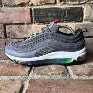 Nike Air Max 97 Evolution Of Icon Gray Rainbow Shoes Sneakers Womens 8 Youth 6.5