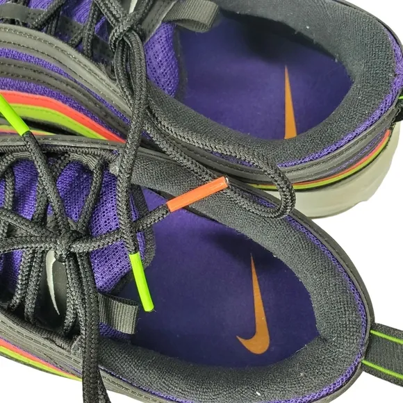 Nike Air Max 97 Joker Purple Black Sneakers Sz 13 CU4890-001 Excellent Condition