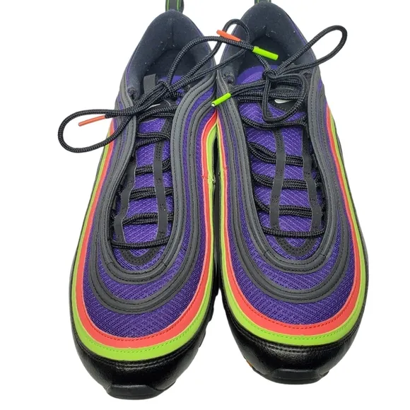 Nike Air Max 97 Joker Purple Black Sneakers Sz 13 CU4890-001 Excellent Condition