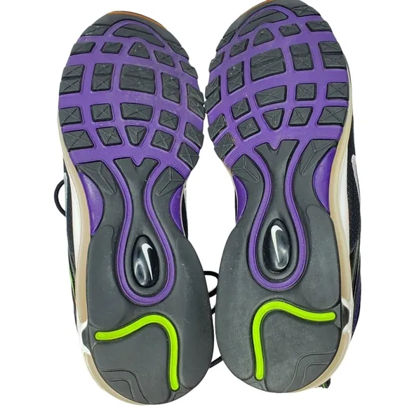 Nike Air Max 97 Joker Purple Black Sneakers Sz 13 CU4890-001 Excellent Condition